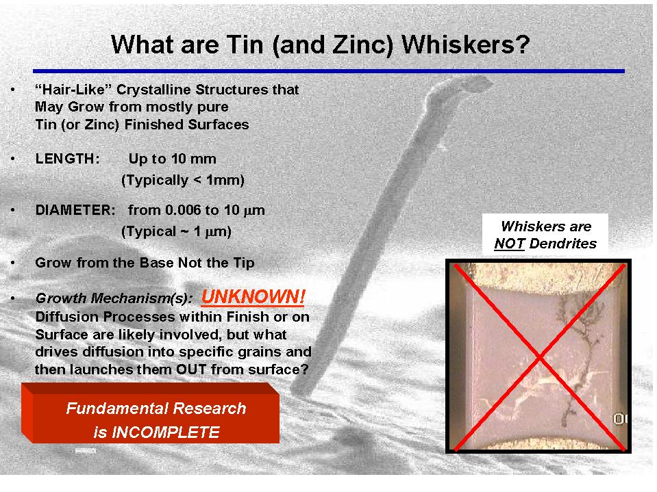 Basic Info on Tin Whiskers